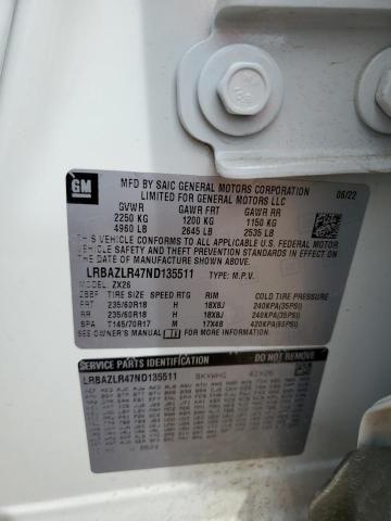 LRBAZLR47ND135511 Buick Envision Preferred