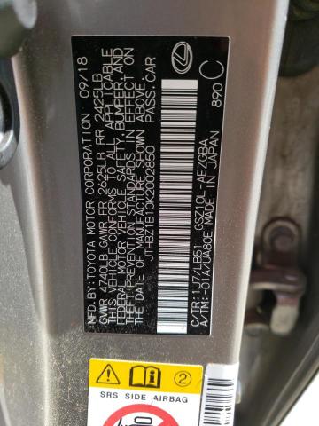 JTHBZ1B10K2002850 Lexus ES 350