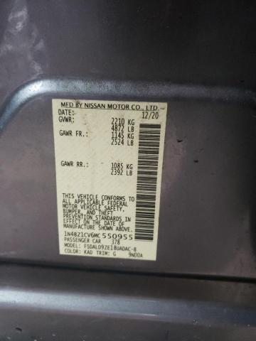1N4BZ1CV6MC550955 Nissan Leaf Sv Plus