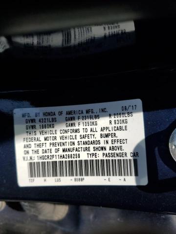 1HGCR2F11HA288259 Honda Accord Sport Special Edition