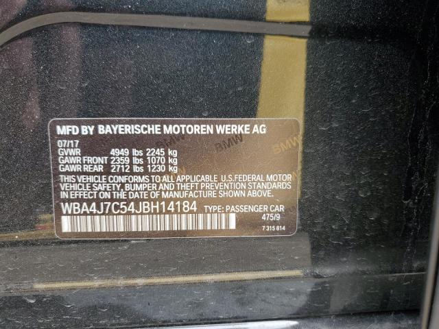 WBA4J7C54JBH14184 BMW 440xi Gran Coupe