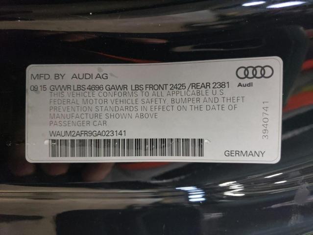WAUM2AFR9GA023141 Audi A5 Premium Plus S-line