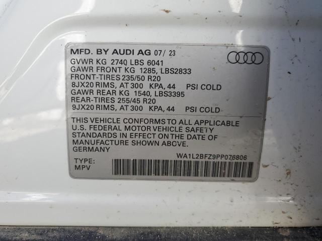 WA1L2BFZ9PP076806 Audi Q4 E-tron Premium Plus