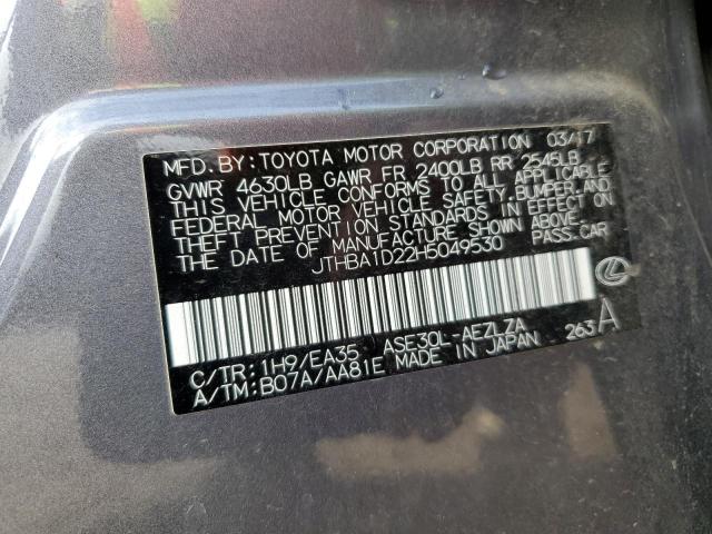 JTHBA1D22H5049530 Lexus IS 200T