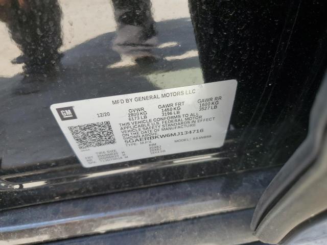 5GAERBKW6MJ134716 Buick Enclave Essence