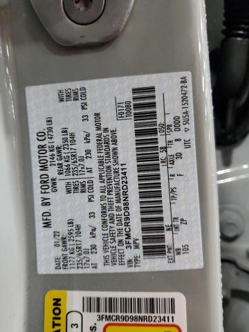 3FMCR9D98NRD23411 Ford Bronco Sport Badlands