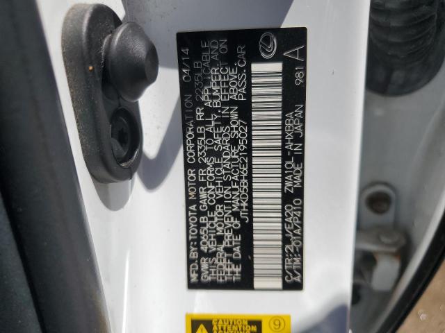 JTHKD5BH6E2195027 Lexus CT 200