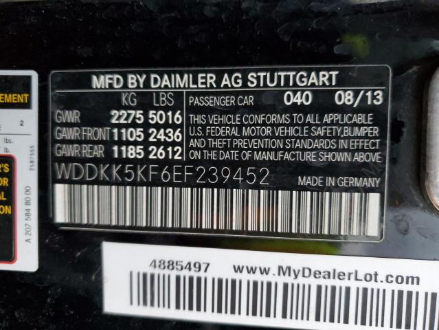 WDDKK5KF6EF239452 Mercedes-Benz E 350
