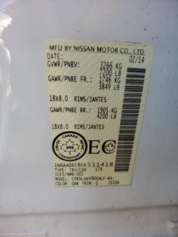 1N6AA0EC8EN511418 Nissan TITAN S