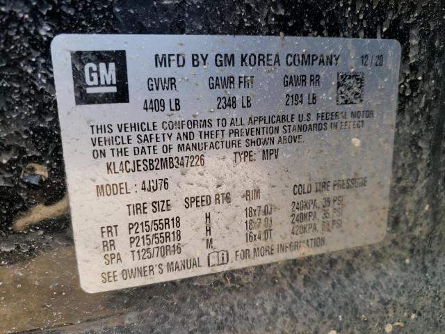 KL4CJESB2MB347226 Buick Encore Preferred