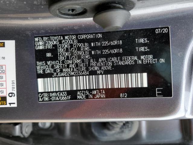 JTJGARDZ9M2236484 Lexus Nx 300 Base