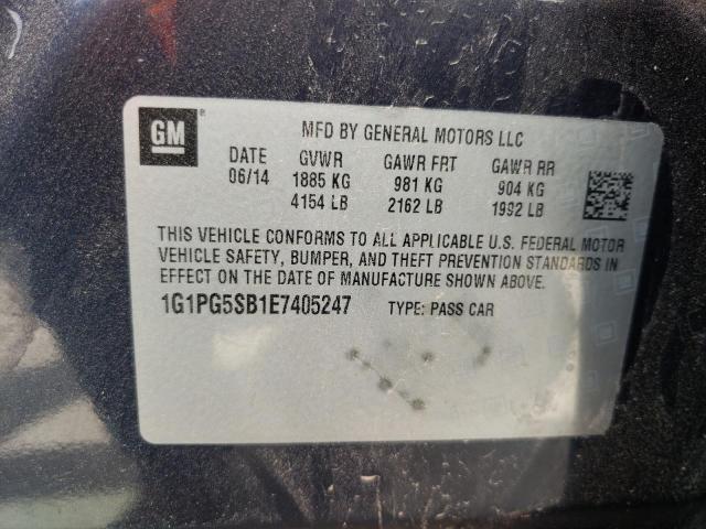 1G1PG5SB1E7405247 Chevrolet CRUZE LTZ