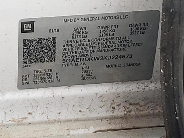5GAERDKW3KJ224673 Buick Enclave Avenir