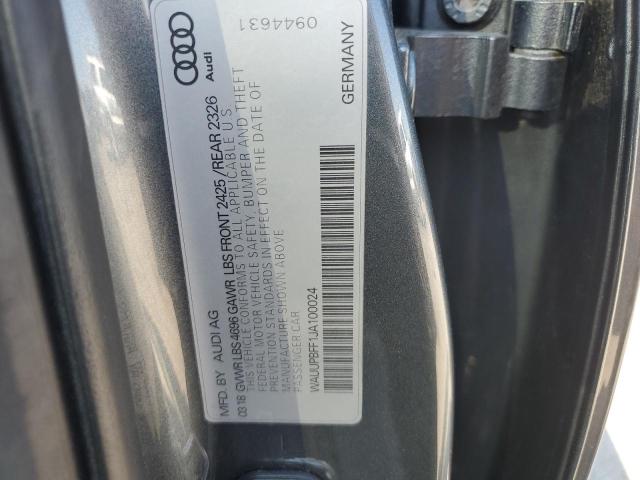 WAUUPBFF1JA100024 Audi A3 E-tron Premium