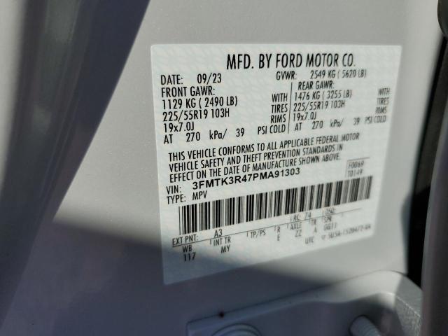 3FMTK3R47PMA91303 Ford Mustang Mach-e Premium