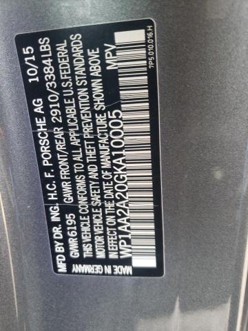 WP1AA2A20GKA10005 Porsche Cayenne