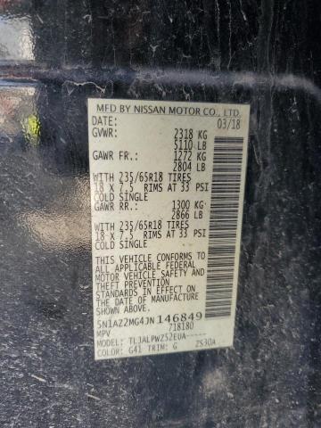 5N1AZ2MG4JN146849 Nissan MURANO S