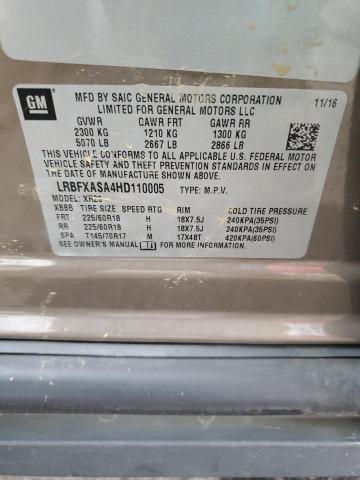 LRBFXASA4HD110005 Buick Envision Preferred