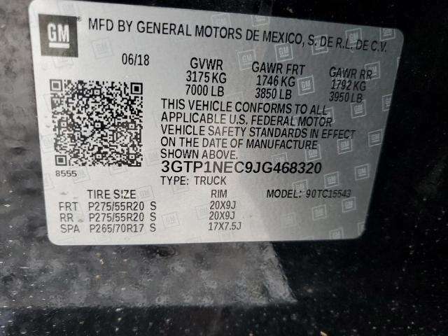 3GTP1NEC9JG468320 GMC Sierra C1500 Slt