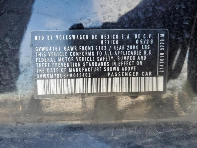 3VW5M7BU3PM043402 Volkswagen JETTA S