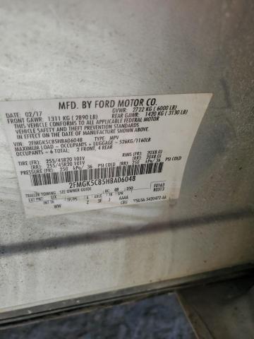 2FMGK5C85HBA06048 Ford FLEX SEL