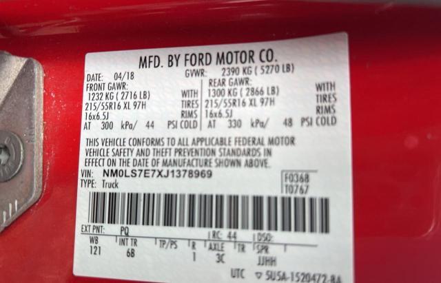 NM0LS7E7XJ1378969 Ford Transit Connect Xl