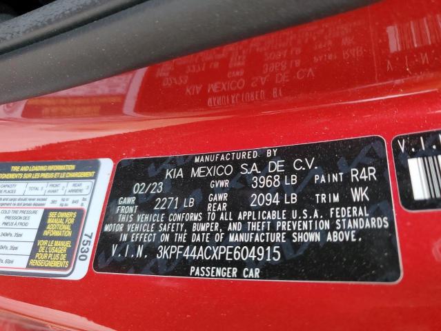 3KPF44ACXPE604915 KIA FORTE GT