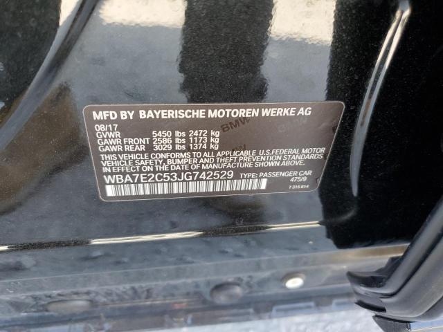 WBA7E2C53JG742529 BMW 740 I