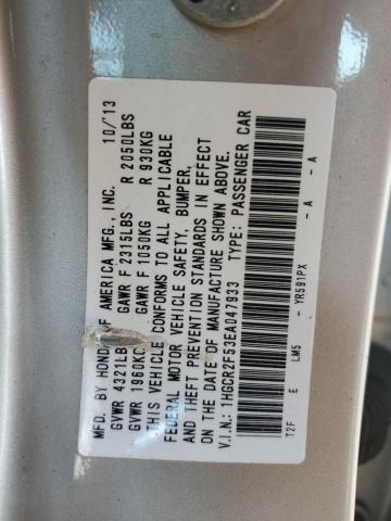 1HGCR2F53EA047933 Honda Accord Sport