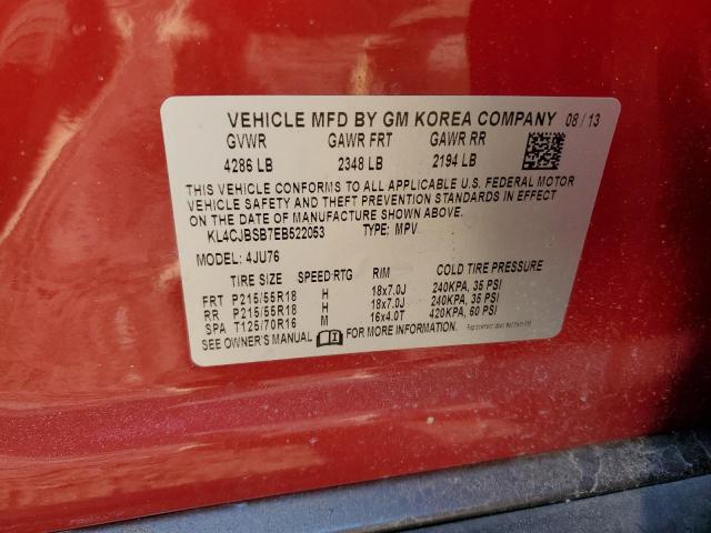 KL4CJBSB7EB522053 Buick Encore Convenience