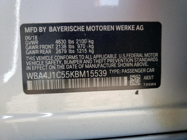 WBA4J1C55KBM15539 BMW 430i Gran Coupe
