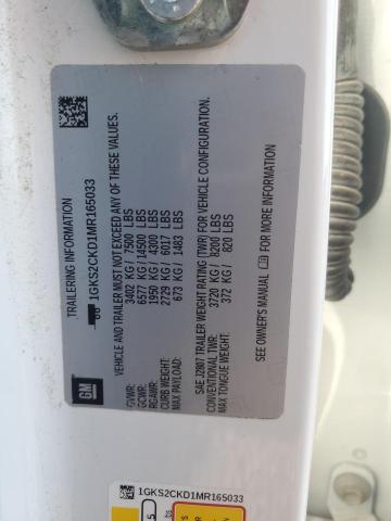 1GKS2CKD1MR165033 GMC Yukon At4