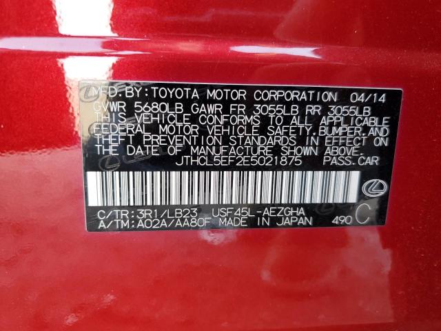 JTHCL5EF2E5021875 Lexus LS 460