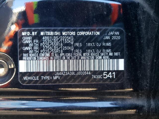 JA4AZ3A39LJ000544 Mitsubishi Outlander Se