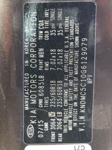 KNDMC5C10G6129079 KIA SEDONA EX