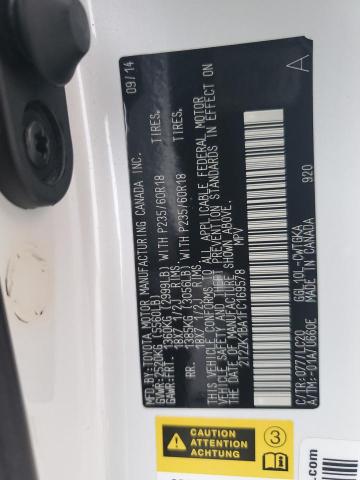 2T2ZK1BA1FC169578 Lexus RX 350