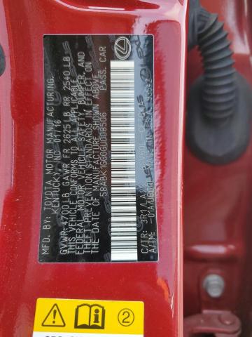 58ABK1GG0GU008506 Lexus ES 350