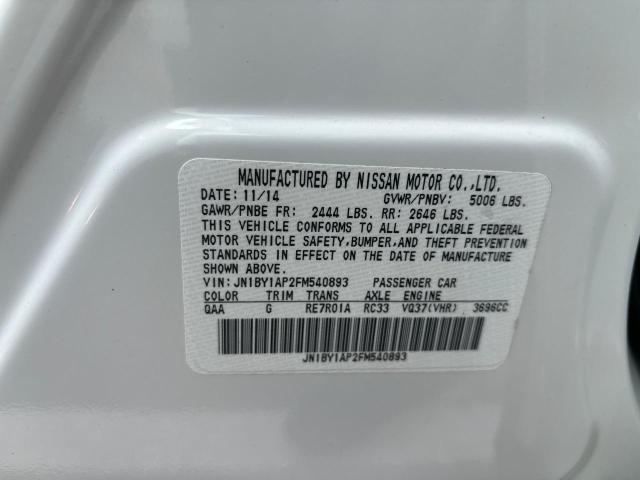 JN1BY1AP2FM540893 Infiniti Q70 3.7