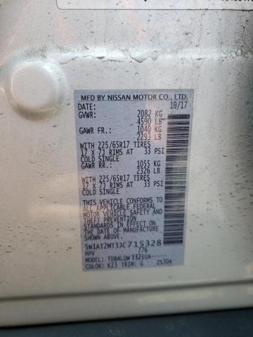 5N1AT2MT3JC715328 Nissan ROGUE S