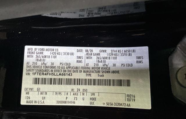 1FTER4FH5LLA66143 Ford RANGER XL
