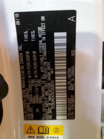 2T2BZMCA7KC203613 Lexus Rx 350 Base