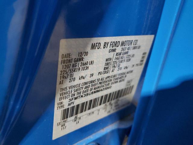 3FMTK3SU8MMA05860 Ford Mustang Mach-e Premium