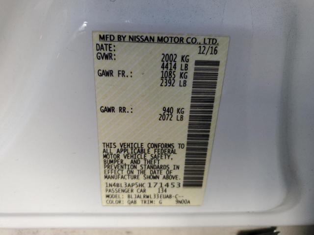 1N4BL3AP5HC171453 Nissan Altima 3.5sl