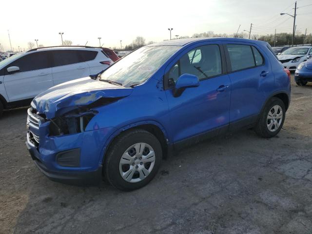 2016 Chevrolet Trax Ls მანქანა იყიდება აუქციონზე, vin: KL7CJKSB8GB666362, აუქციონის ნომერი: 48480894