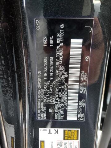 JTJAAAAB3PA001930 Lexus Rz 450e