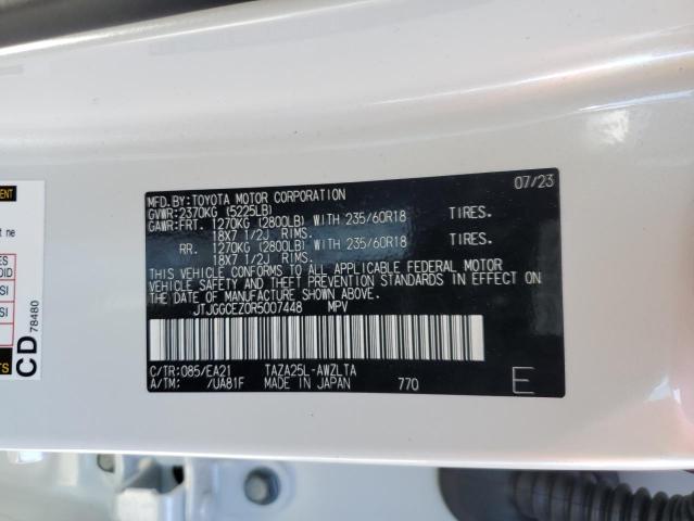 JTJGGCEZ0R5007448 Lexus Nx 350 Premium
