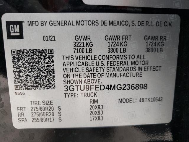 3GTU9FED4MG236898 GMC Sierra K1500 Denali