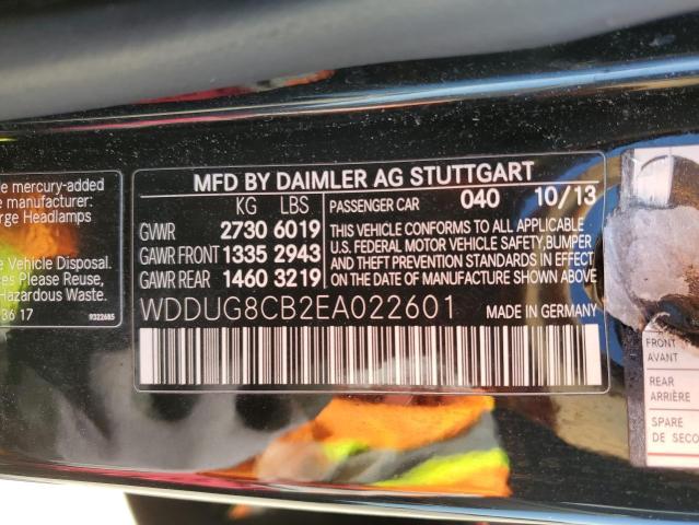 WDDUG8CB2EA022601 Mercedes-Benz S 550