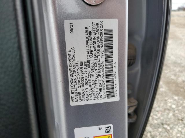 1HGCV1F32MA079274 Honda Accord Sport
