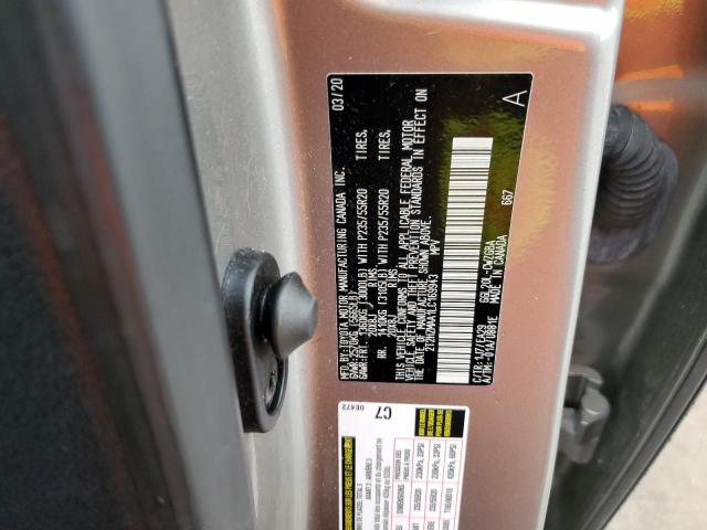 2T2HZMAA1LC169943 Lexus RX 350